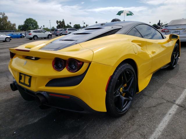 ZFF92LLA1L0253308 - 2020 FERRARI F8 TRIBUTO YELLOW photo 4