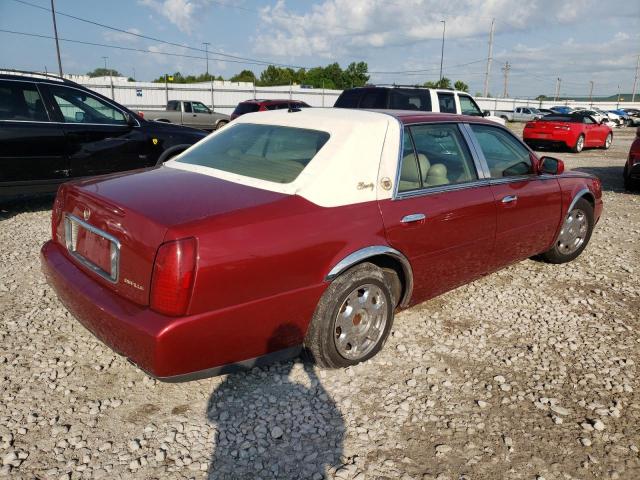 1G6KD54YX5U190631 - 2005 CADILLAC DEVILLE BURGUNDY photo 4