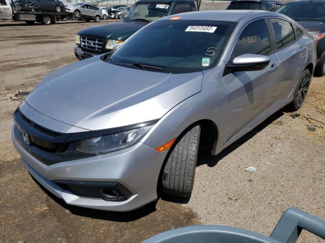 19XFC2F86KE030642 - 2019 HONDA CIVIC SPOR SILVER photo 2