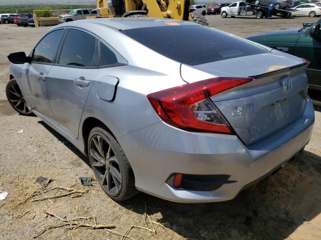 19XFC2F86KE030642 - 2019 HONDA CIVIC SPOR SILVER photo 3
