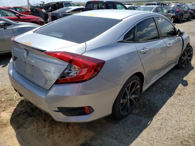 19XFC2F86KE030642 - 2019 HONDA CIVIC SPOR SILVER photo 4