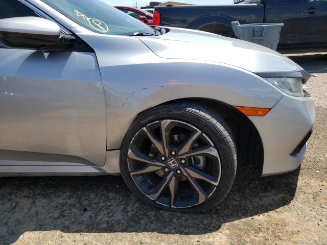 19XFC2F86KE030642 - 2019 HONDA CIVIC SPOR SILVER photo 9