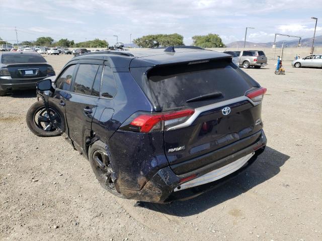 4T3E6RFV7MU026852 - 2021 TOYOTA RAV4 XSE BLUE photo 3