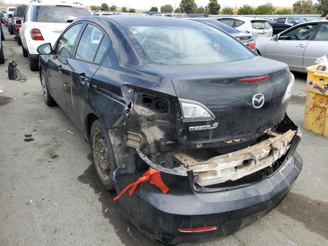 JM1BL1UGXC1529175 - 2012 MAZDA 3 I BLACK photo 3