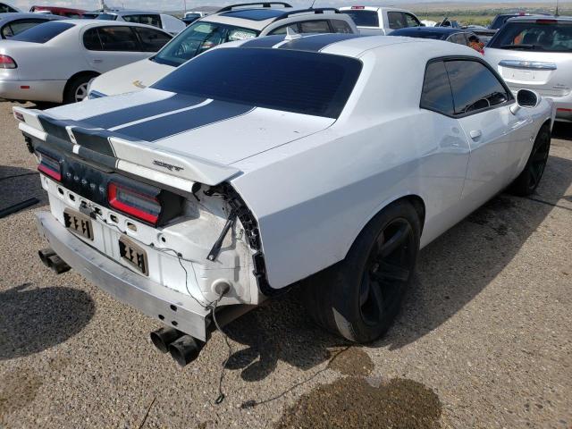 2C3CDZDJ8FH912778 - 2015 DODGE CHALLENGER WHITE photo 4