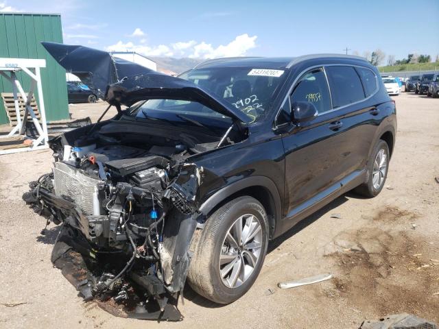 5NMS5CAD2LH269456 - 2020 HYUNDAI SANTA FE L BLACK photo 2