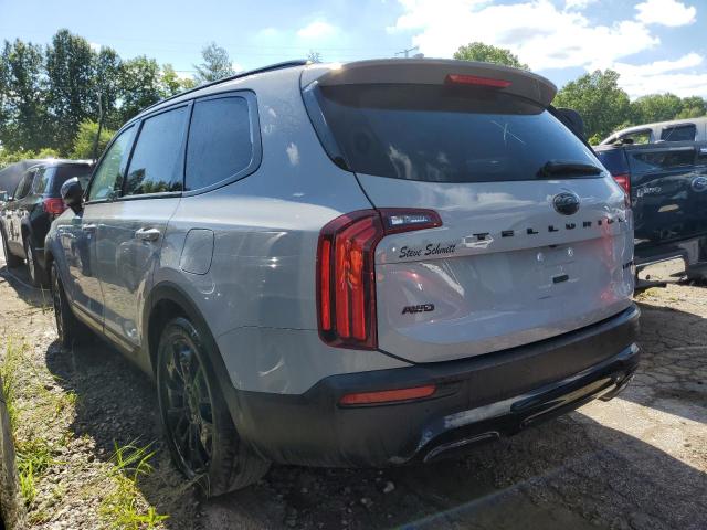 5XYP3DHC7MG178709 - 2021 KIA TELLURIDE SILVER photo 3