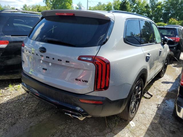 5XYP3DHC7MG178709 - 2021 KIA TELLURIDE SILVER photo 4