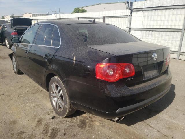 3VWDF71K65M611290 - 2005 VOLKSWAGEN NEW JETTA BLACK photo 3