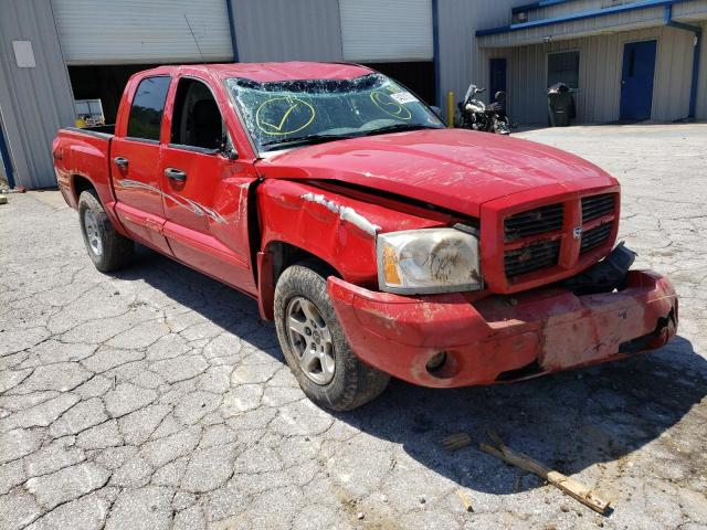 1D7HW48N46S689780 - 2006 DODGE DAKOTA QUA RED photo 1