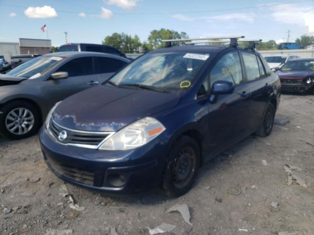 3N1BC1AP7AL357524 - 2010 NISSAN VERSA BLUE photo 2