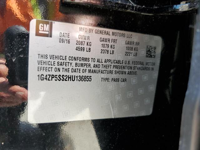 1G4ZP5SS2HU136855 - 2017 BUICK LACROSSE ESSENCE  ფოტო 10