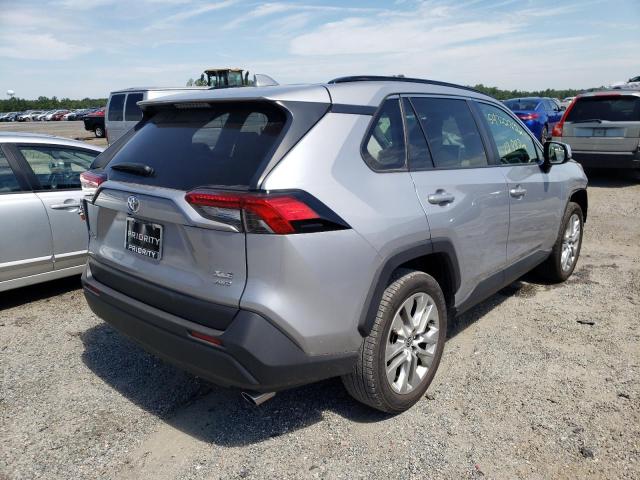 JTMA1RFV8LD050425 - 2020 TOYOTA RAV4 XLE P SILVER photo 4