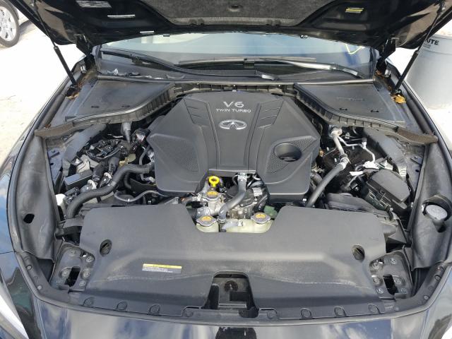 JN1EV7AP5KM515487 - 2019 INFINITI Q50 LUXE BLACK photo 7