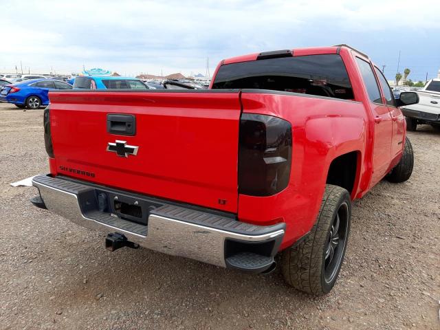 3GCPCREC7HG121385 - 2017 CHEVROLET SILVERADO RED photo 4