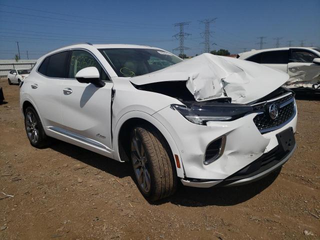 LRBFZSR49MD101357 - 2021 BUICK ENVISION A WHITE photo 1