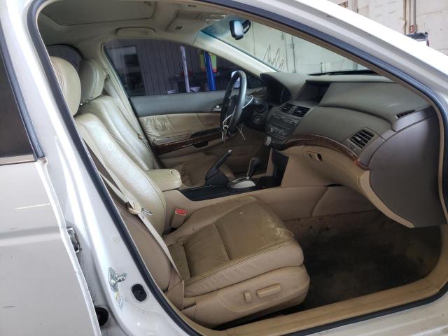 1HGCP36868A028528 - 2008 HONDA ACCORD EXL WHITE photo 5