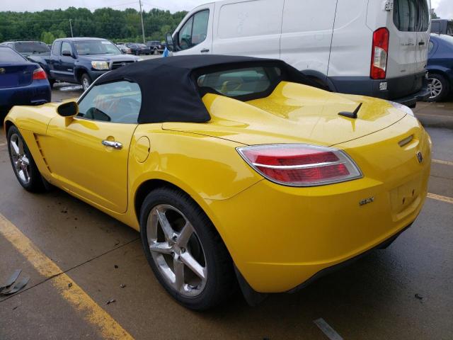 1G8MB35B97Y114690 - 2007 SATURN SKY YELLOW photo 3