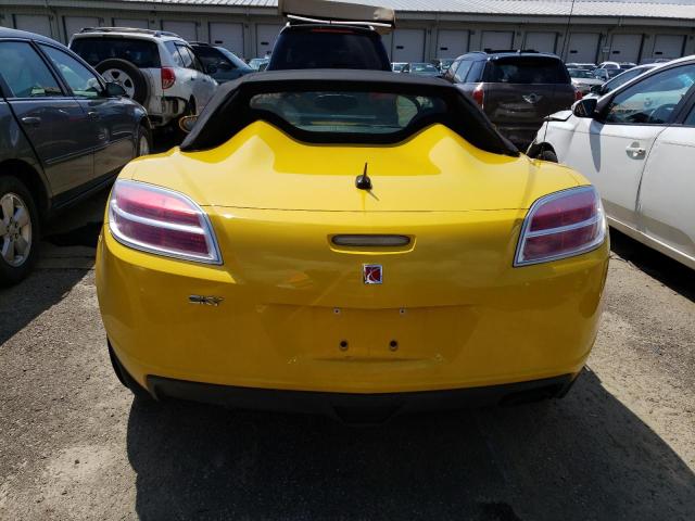 1G8MB35B97Y114690 - 2007 SATURN SKY YELLOW photo 6