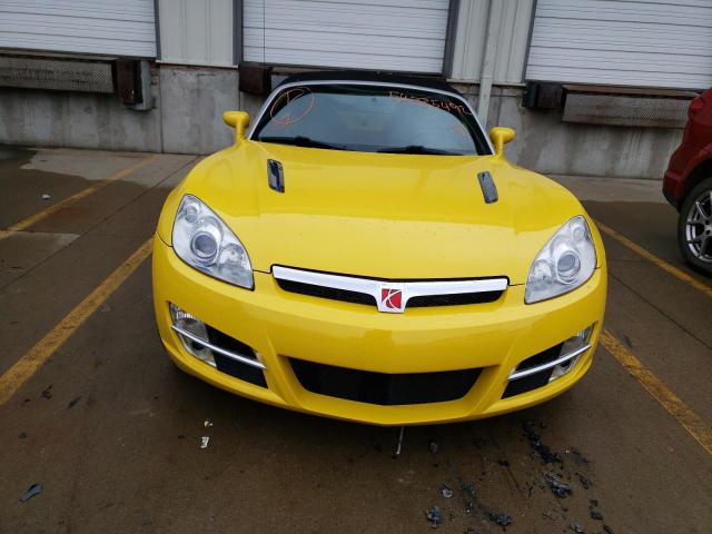 1G8MB35B97Y114690 - 2007 SATURN SKY YELLOW photo 9