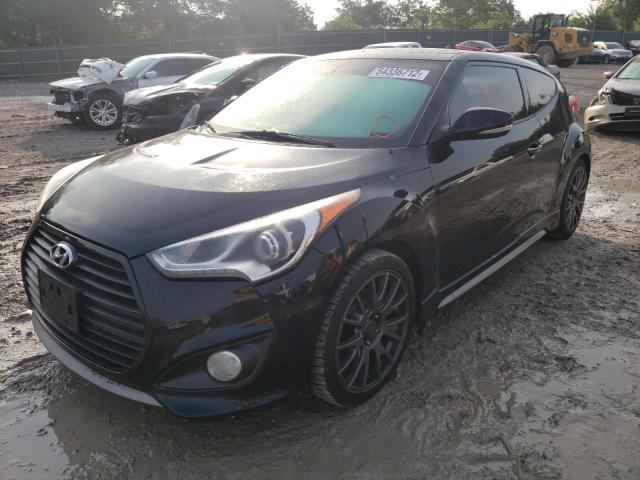 KMHTC6AE0DU101387 - 2013 HYUNDAI VELOSTER TURBO  photo 2