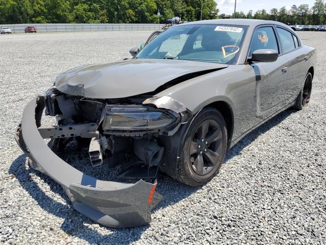 2C3CDXHGXJH156415 - 2018 DODGE CHARGER SX GRAY photo 2