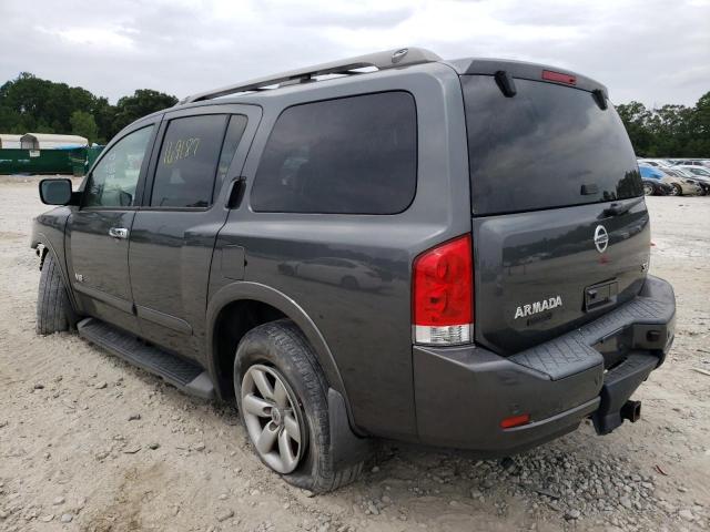 5N1AA08CX8N600311 - 2008 NISSAN ARMADA SE GRAY photo 3