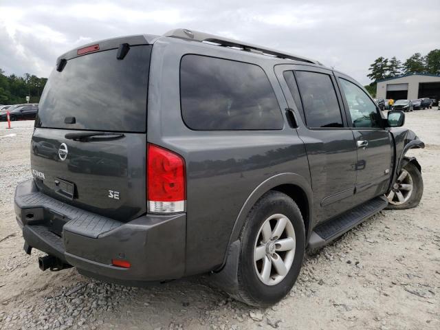 5N1AA08CX8N600311 - 2008 NISSAN ARMADA SE GRAY photo 4