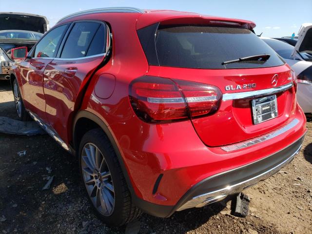 WDCTG4GB6JJ511015 - 2018 MERCEDES-BENZ GLA 250 4M RED photo 3