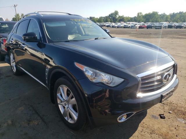 JN8CS1MW9EM412563 - 2014 INFINITI QX70 BLACK photo 1