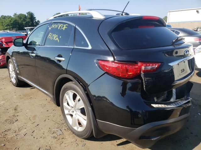 JN8CS1MW9EM412563 - 2014 INFINITI QX70 BLACK photo 3