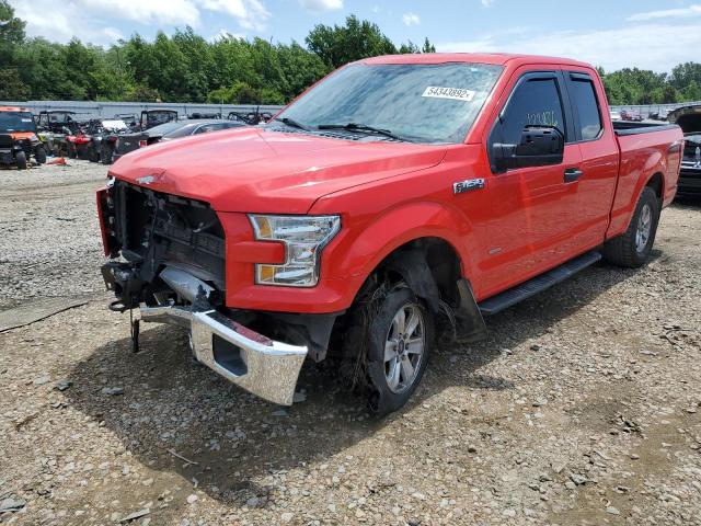 1FTEX1EPXGKE28458 - 2016 FORD F150 SUPER RED photo 2