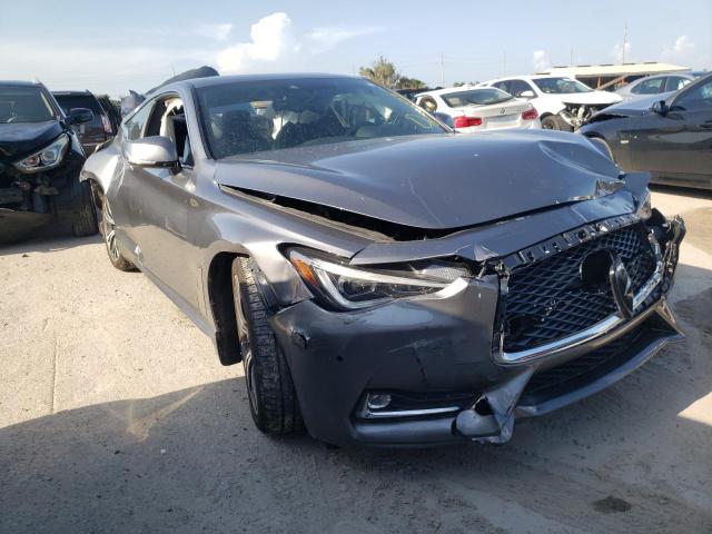 JN1EV7KK1MM411097 - 2021 INFINITI Q60 LUXE GRAY photo 1