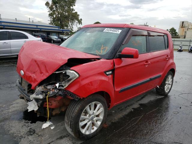 KNDJT2A51D7590661 - 2013 KIA SOUL RED photo 2