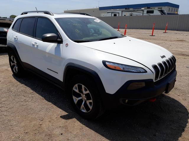 1C4PJMBB8EW193536 - 2014 JEEP CHEROKEE T WHITE photo 1