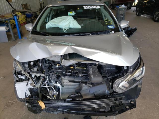 3N1CN8EVXML924166 - 2021 NISSAN VERSA SV SILVER photo 9