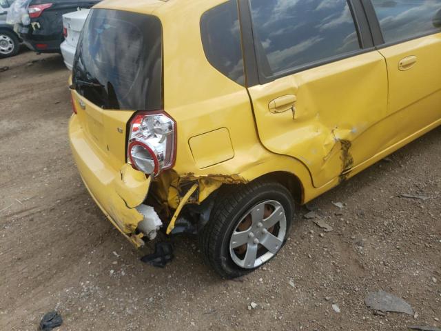 KL1TD6DE1AB136662 - 2010 CHEVROLET AVEO LS 黄色 照片 9