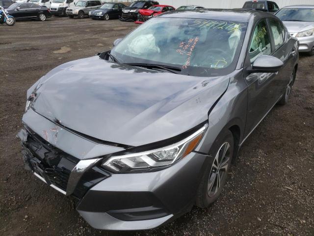 3N1AB8CV8LY272510 - 2020 NISSAN SENTRA SV GRAY photo 2