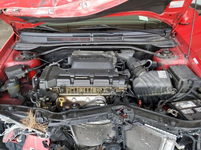 KNAFE241595024253 - 2009 KIA SPECTRA SX RED photo 7