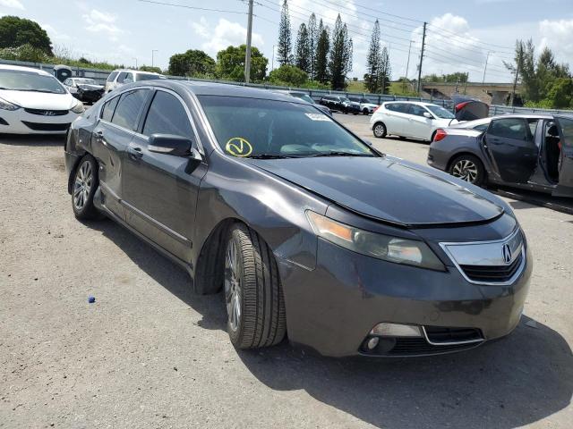 19UUA8F33EA006053 - 2014 ACURA TL SE GRAY photo 1