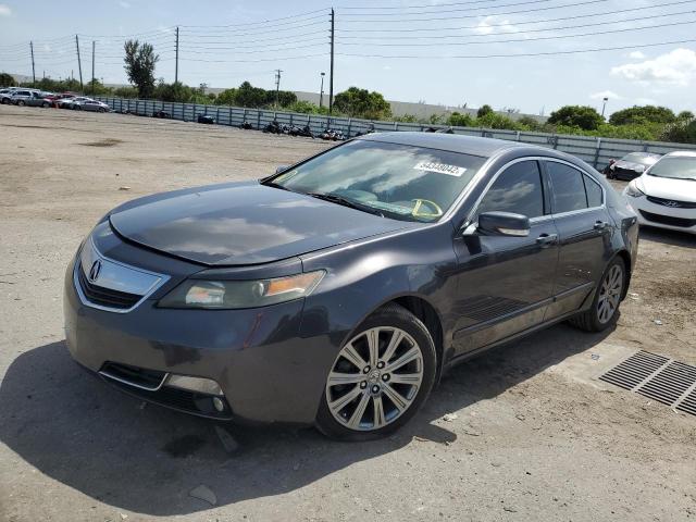 19UUA8F33EA006053 - 2014 ACURA TL SE GRAY photo 2