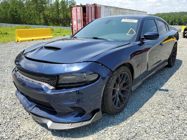 2C3CDXGJ6GH278615 - 2016 DODGE CHARGER R/ BLUE photo 2