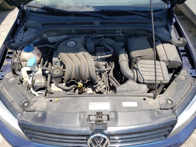 3VW1K7AJ8EM426972 - 2014 VOLKSWAGEN JETTA BLUE photo 7