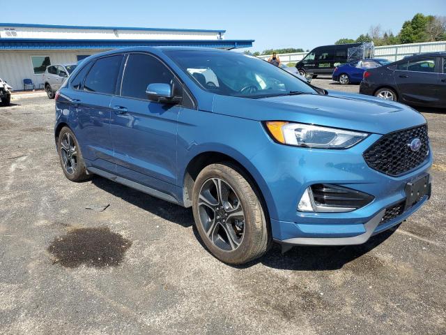 2FMPK4AP6LBA17668 - 2020 FORD EDGE ST BLUE photo 1