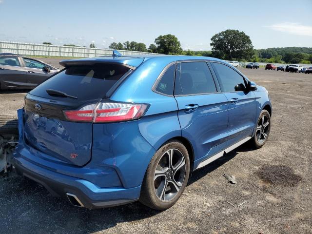 2FMPK4AP6LBA17668 - 2020 FORD EDGE ST BLUE photo 4