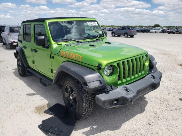 1C4HJXDG4KW504888 - 2019 JEEP WRANGLER UNLIMITED SPORT  photo 1