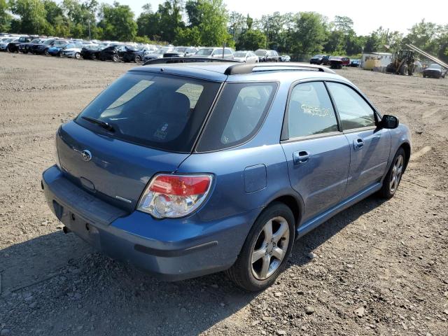 JF1GG61687H803950 - 2007 SUBARU IMPREZA BLUE photo 4