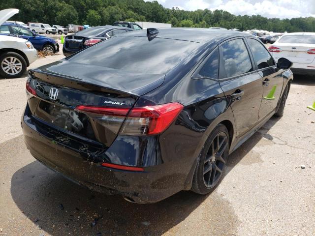 2HGFE2F5XNH527686 - 2022 HONDA CIVIC SPOR BLACK photo 4