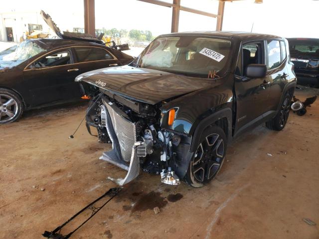 ZACNJCAB4MPM78682 - 2021 JEEP RENEGADE S GREEN photo 2