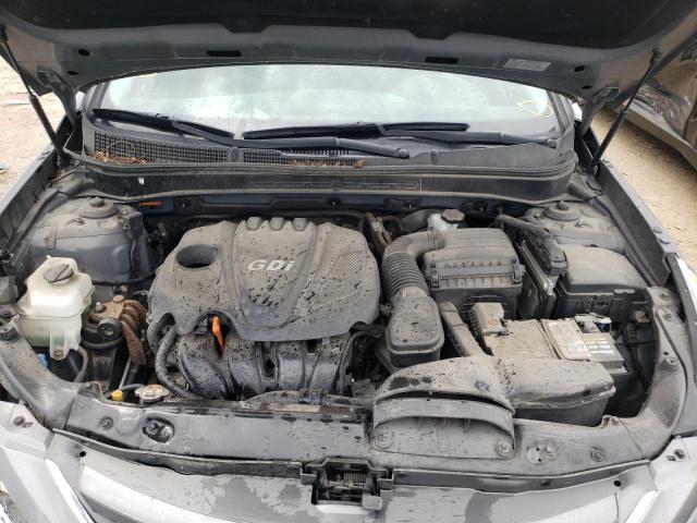 5NPEB4AC7EH941312 - 2014 HYUNDAI SONATA GLS GRAY photo 7